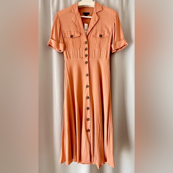 J Crew collared camp-pocket shirtdress - Picture 2 of 5